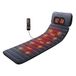 COMFIER Massagemat met verwarmingsfunctie, massagezitkussen met 10 vibratiemotoren en 4 verwarmingskussen, elektrisch full-body massageapparaat, voor nek en schouders en rug