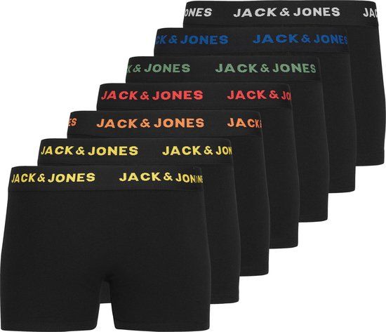 JACK & JONES JUNIOR JACBASIC TRUNKS 7 PACK - Black - Kids' Boxershorts - Size 140