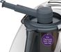 Déflecteur de vapeur Cuisine - Accessoire de guidage de vapeur - Protéger le meuble de cuisine - Matériau sans BPA - 20 cm - Gris