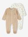Vertbaudet 2-delige babyset in fluweel/velours