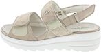 Waldläufer Sandales, talon de 25 mm sans bride au niveau du pied, couleur beige, taille 5,5