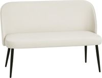 Homcom Loveseat-Polyester, Metaal-127L x 63B x 84,5H cm-Beige