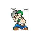 Quattroerre 4R Quattroerre.it - 6068 - Stickers Monello Kiss 10 x 12 cm