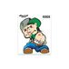 Quattroerre 4R Quattroerre.it - 6068 - Stickers Monello Kiss 10 x 12 cm
