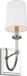 Feiss Lampe murale LED Felixstowe | 3W 3000K 300Lm 830 | IP44 | Dimmable | Chrome poli, abat-jour blanc parchemin
