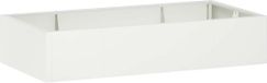vidaXL Mur de soutènement - 6 pièces - 200 x 100 x 40 cm - Acier - Blanc