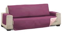 Martina Home Bankhoes Diamond 4-zits, XL, aubergine/zalm