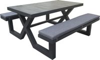 SenS-Line Picknickbank Galaxy - Antraciet - 160cm