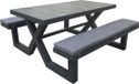 SenS-Line Picknickbank Galaxy - Antraciet - 160cm