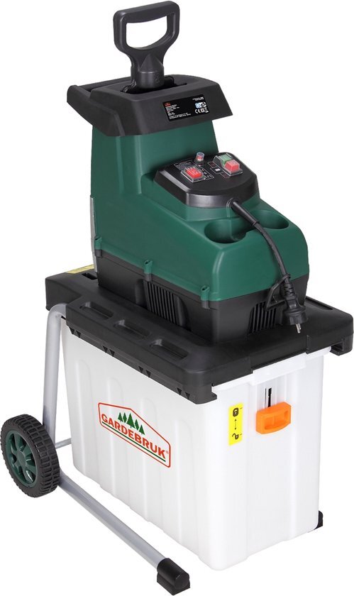 Gardebruk - Hakselaar Elektrisch 2800W - 45mm Takdikte Opvangbak 60 l