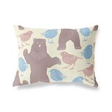 BonaMaison Willekeurig Patroon Decoratieve Kussensloop, Kussenhoezen Bank, Decoratieve Kussenhoesjes, Kussensloop; Sofa, Slaapkamer, Kantoor, Auto 35x50 Cm - Ontworpen en vervaardigd in Turkije
