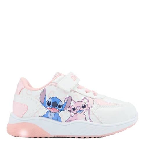 Stitch Stitch sneakers wit/roze