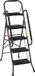 Merkloos Opvouwbare trapladder 4-traps