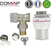 Merkloos / Sans marque Icecat Complete set voor radiatoren met thermostatische kraan en accessoires - Hoek 1/2 inch (15 x 21)