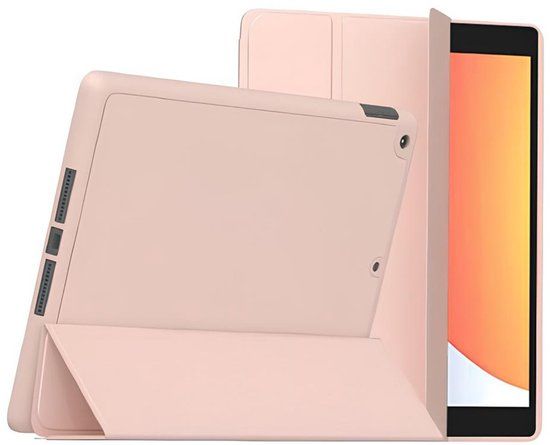 MYWAY, Hoesje geschikt voor iPad 10.9 inch - SlimSkin Series Folio met Apple Pencil Houder, Roze