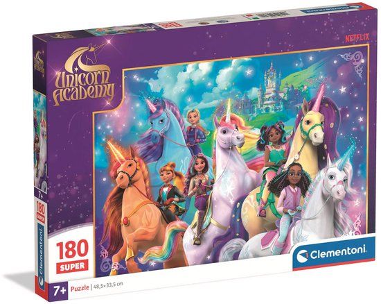 Clementoni Unicorn Academy Puzzel 180 stukjes