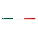 4R Quattroerre.it 14172 Stripe 3D Driekleurige plakstrip met Italiaanse vlag, 9 x 198 mm
