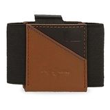Pepe Jeans striking portemonnee, leder, Eén maat, Creditcardhouder