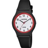 Calypso Jongens analoog gewatteerde donsjack horloge met kunststof armband K5798/6