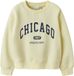 NAME IT Meisjes Sweater NKFFABIA LS NREG SWEAT BRU - Lange mouw - Ronde hals - Katoen/Polyester - Maat 116