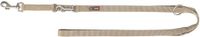 TRIXIE Hondenriem Verstelbaar Zand Taupe - Singelband 200x1.5 cm