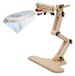 Support de broderie réglable - Bois - Hêtre - Genou et table - Max 50 cm - Cercle à broder