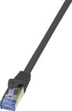 Logilink Patchkabel S/FTP 0.25m Cat.6A/7 Zwart