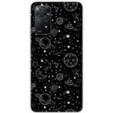 Xiaomi Redmi Note 11 Pro Plus 5G Galaxy draw bedrukt siliconen hoesje