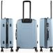 ITACA - trolley koffers, ABS Harde buitenbekleding, bestendig en licht. Telescopische handgreep, 2 handvatten, 4 wielen. Geïntegreerd slot. Lage kosten, klein, gemiddeld, groot