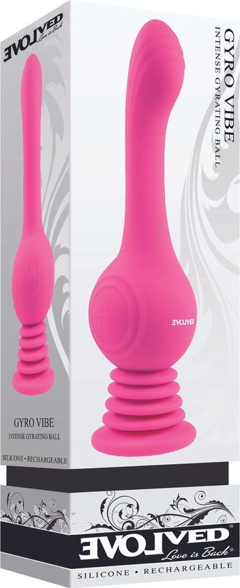 Evolved - Gyro Vibe Vibrator - Pink - 24.7 cm - Rechargeable