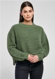 Urban Classics Wide Oversize Sweater/trui Groen 5XL