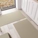 PETTI Artigiani Italiani - Keukentapijt, keukenloper, wasbaar, antislip, keukenloper, effen, 52 x 480 cm, taupe, 100% Made in Italy