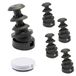 WAGNER QuickClick® Meubelglijders omkeerbaar wolvilt + kunststof I set van 4 verwisselbare glijders voor het insteken in ronde buizen - DUO - Binnen Ø 16 mm/Buiten Ø 20 mm -Made in Germany- 15832200