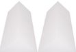 MUSIC STORE Pyramis basTrap Eckabsorber Basotect - Wit - 2 stuks