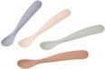Béaba Lepelset Eerste Leeftijd – Set van 4 Babylepels– Ultra Zacht Silicone Lepels – Vanaf 4 Maanden – Natural