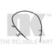 NK Tirette à câble, frein de stationnement NK 9022135 Nissan 36531 Ey10a