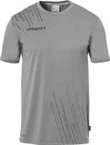 Uhlsport Score 26 Voetbalset Korte Mouw Heren - Donkergrijs Gemeleerd / Zwart | Maat: XL