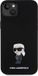 Karl Lagerfeld - iPhone 15 Pro Max Case - Roze - MagSafe Compatibel - Silicoon