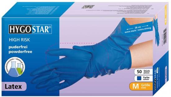 Hygostar Latex handschoenen High Risk M 50st