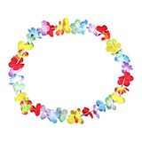 Schramm® 30 stuks bloemenketting, meerkleurig, Hawaiiaanse ketting, textiel