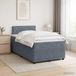 Maison Exclusive - Lit boxspring avec matelas velours gris foncé 120 x 200 cm