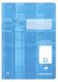 Clairefontaine 331621C - Ideaal Schoolschrift, DIN A4 21x29,7 cm, liniëring 21 gelijnd zonder kantlijn, 64 Pagina's, 90g, Hemelsblauw, 1 stuk