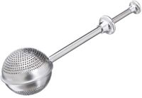Secret de Gourmet Theeknijper - thee-ei - zilver - RVS - 5 cm - theezeef - losse thee