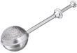 Secret de Gourmet Theeknijper - thee-ei - zilver - RVS - 5 cm - theezeef - losse thee