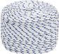 vidaXL Multifunctioneel touw 6 mm 50 m Wit en Blauw PP