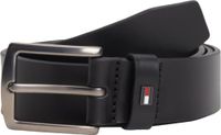 Tommy Hilfiger Denton 3.5 Ext Am0am11455 Leren Riem Unisex Zwart