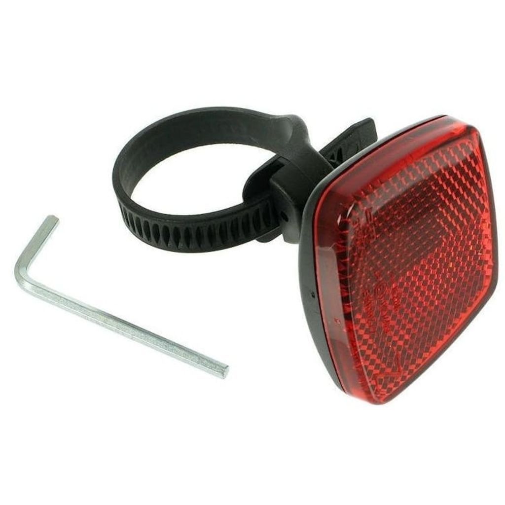 Busch & Müller Achterreflector Mini-Z Met Schroefbeugel Rood