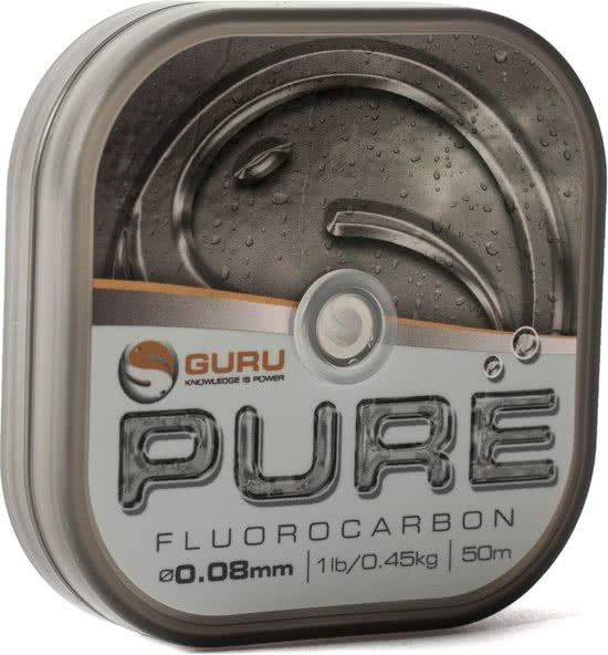 Guru Pure Fluorocarbon 0.08mm 50m