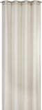 Elbersdrucke Gordijn met oogjes Lino 255x140 cm beige lichtdicht