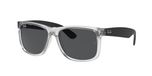 Ray-Ban Justin Rb 4165 Lunettes De Soleil Homme Transparent Carrées Gris 51mm
